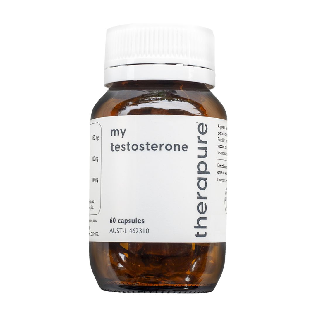 TheraPure my Testosterone AUST L 462310 Tribulus and Maritime Pine Bark capsule supplement from Nutrition Capital Australia