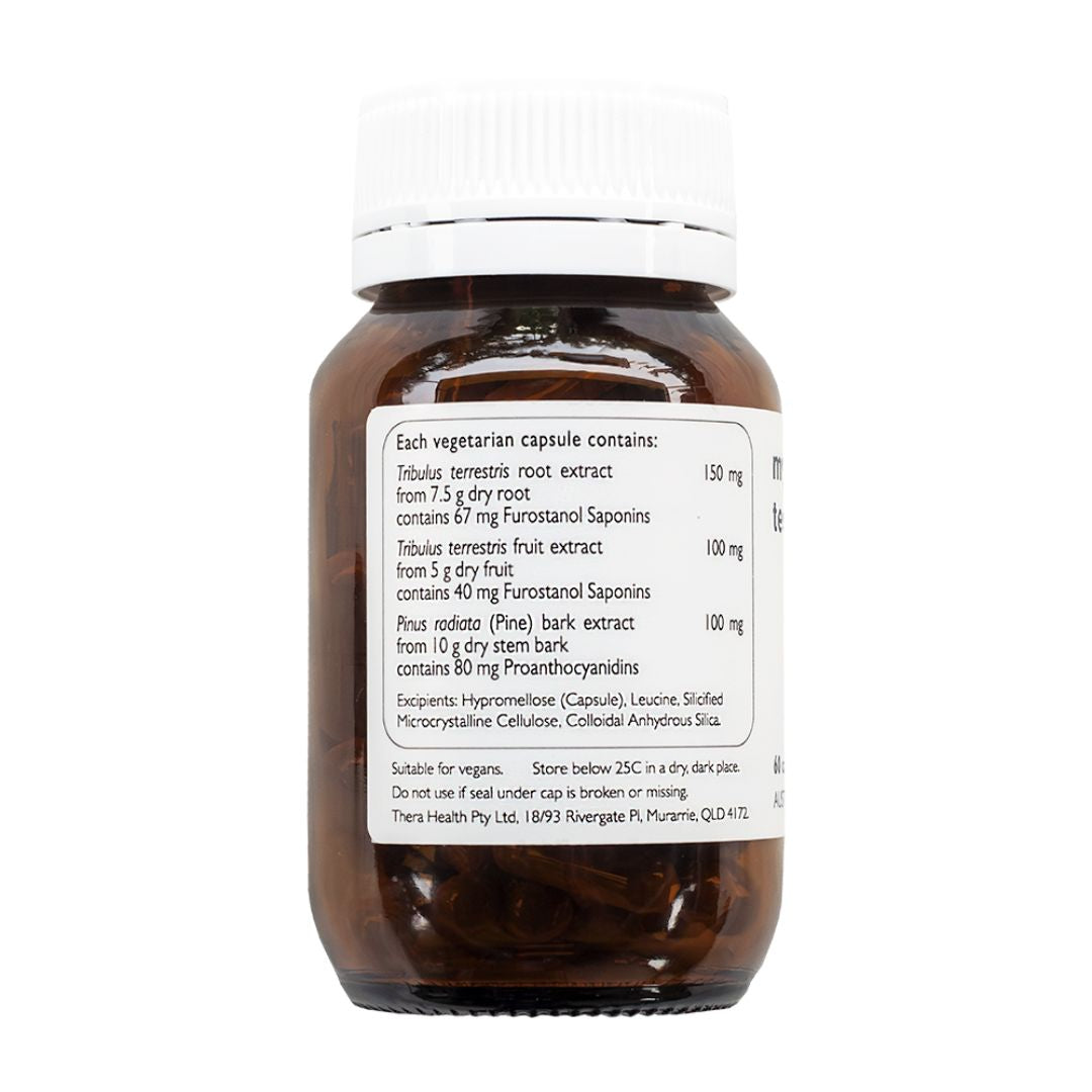 TheraPure my Testosterone AUST L 462310 Tribulus and Maritime Pine Bark capsule supplement from Nutrition Capital Australia