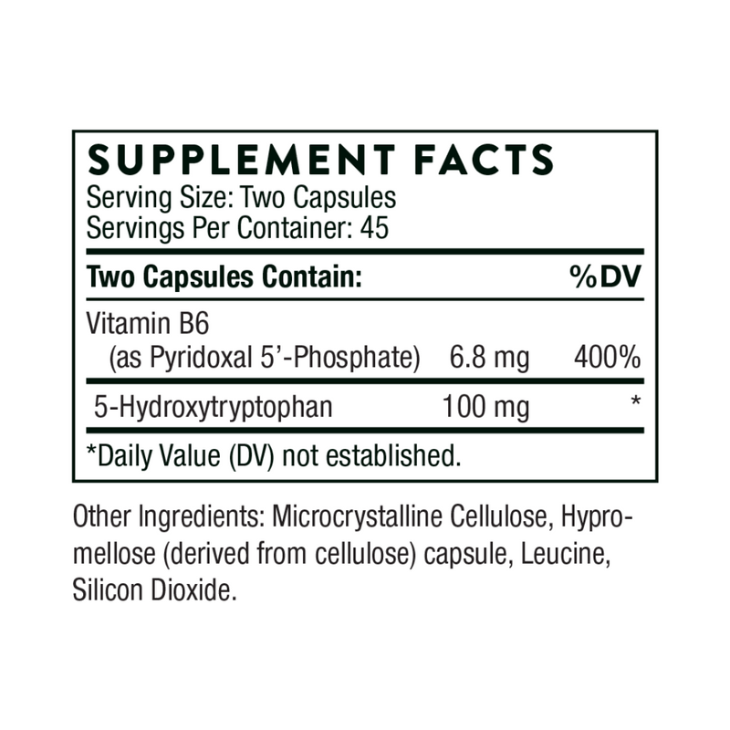 Thorne 5-Hydroxytryptophan - Nutrition Capital