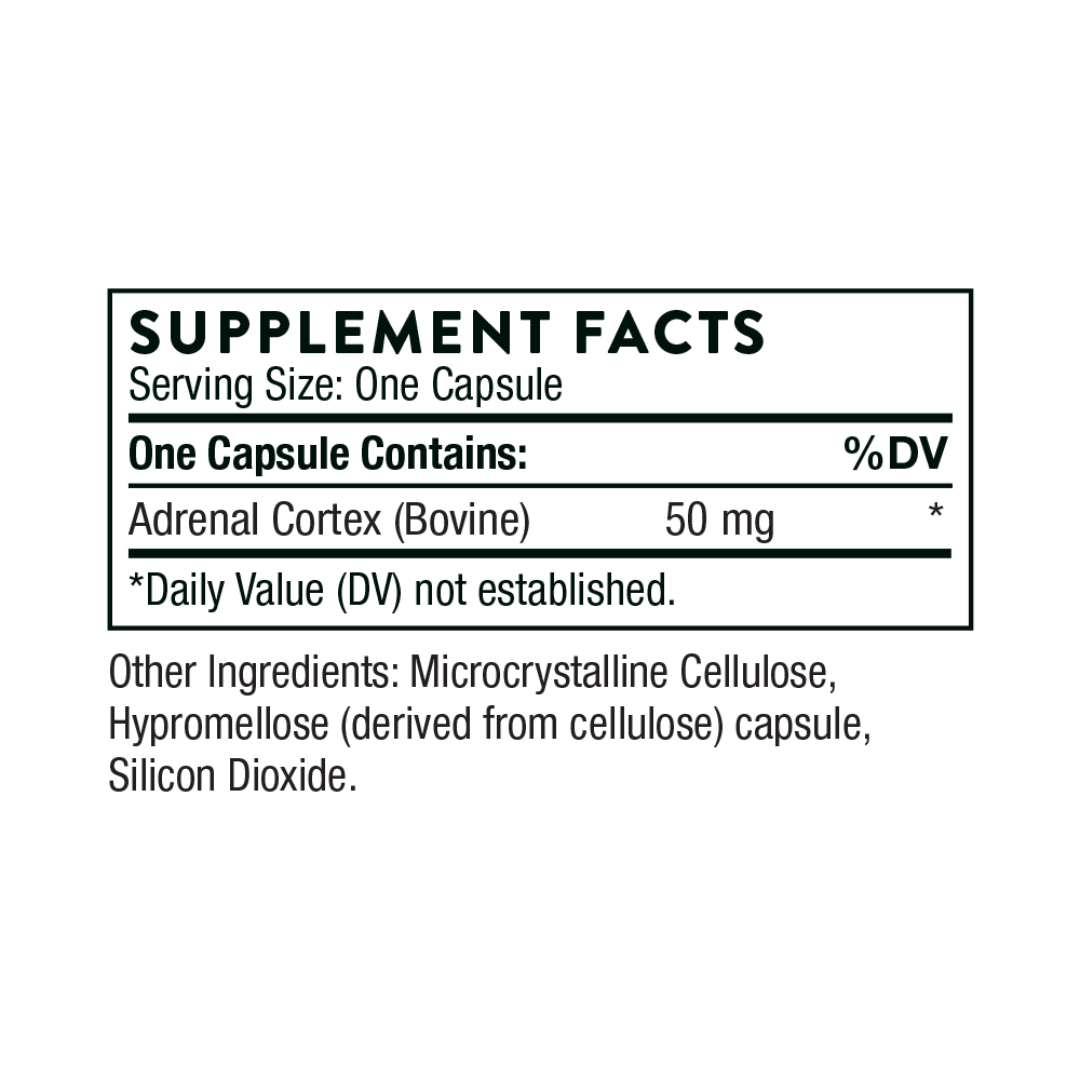 Thorne Adrenal Cortex - Nutrition Capital