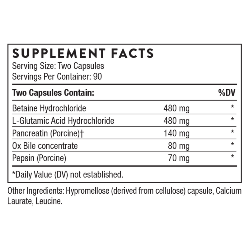 Thorne Advanced Digestive Enzymes - Nutrition Capital