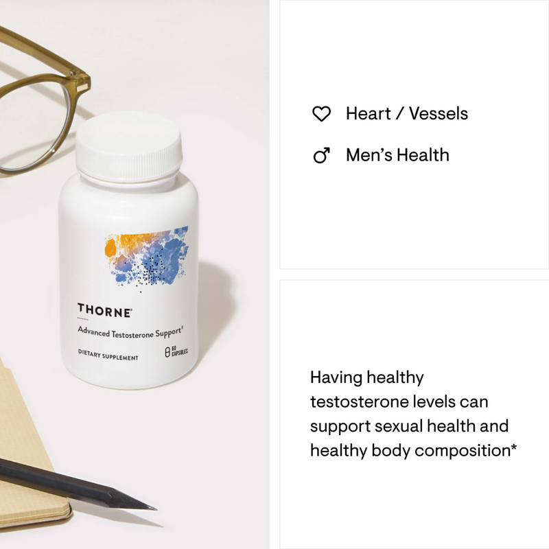 Thorne Advanced Testosterone Support - Nutrition Capital
