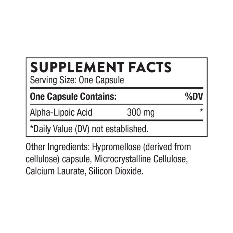 Thorne Alpha-Lipoic Acid - Nutrition Capital