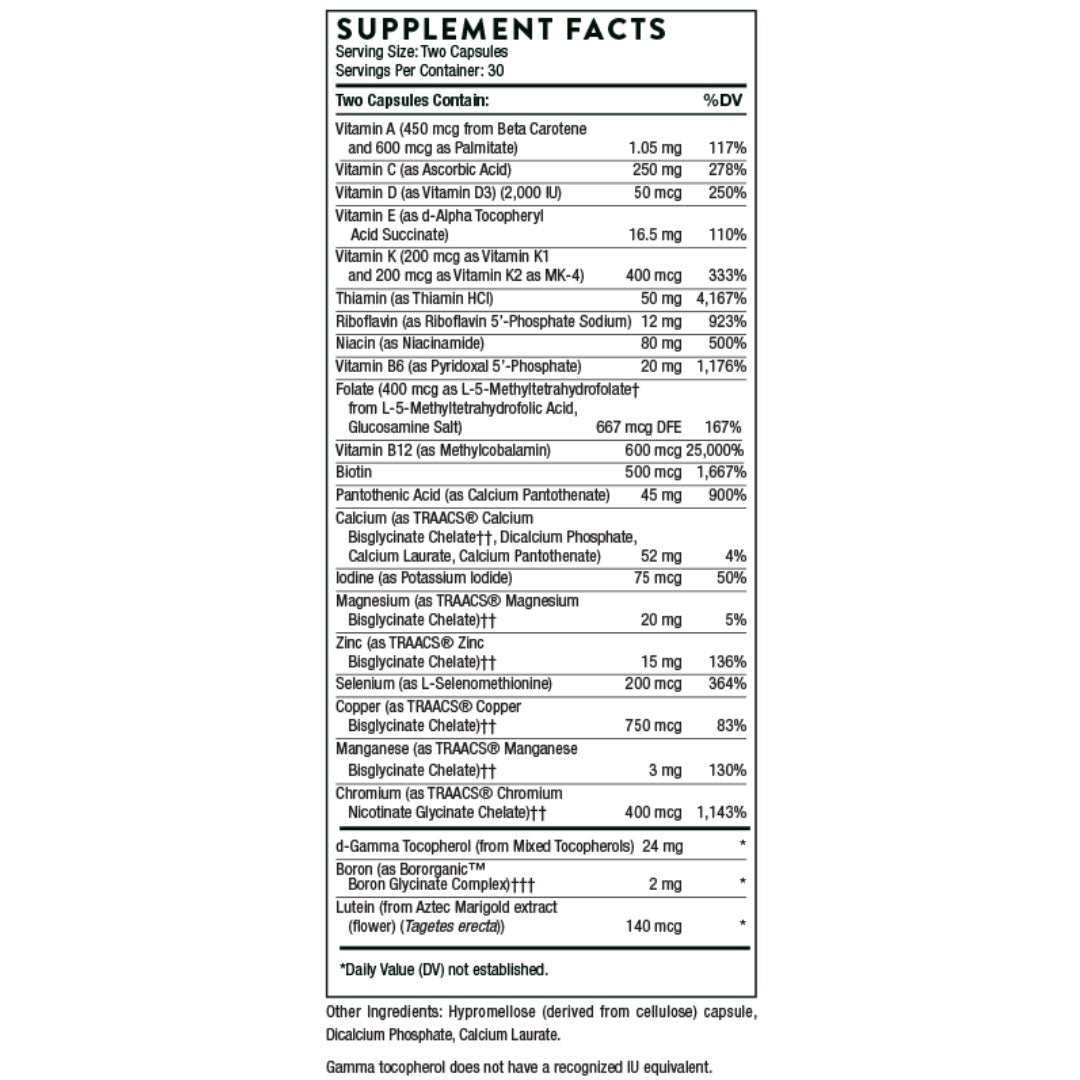 Thorne Basic Nutrients 2/day