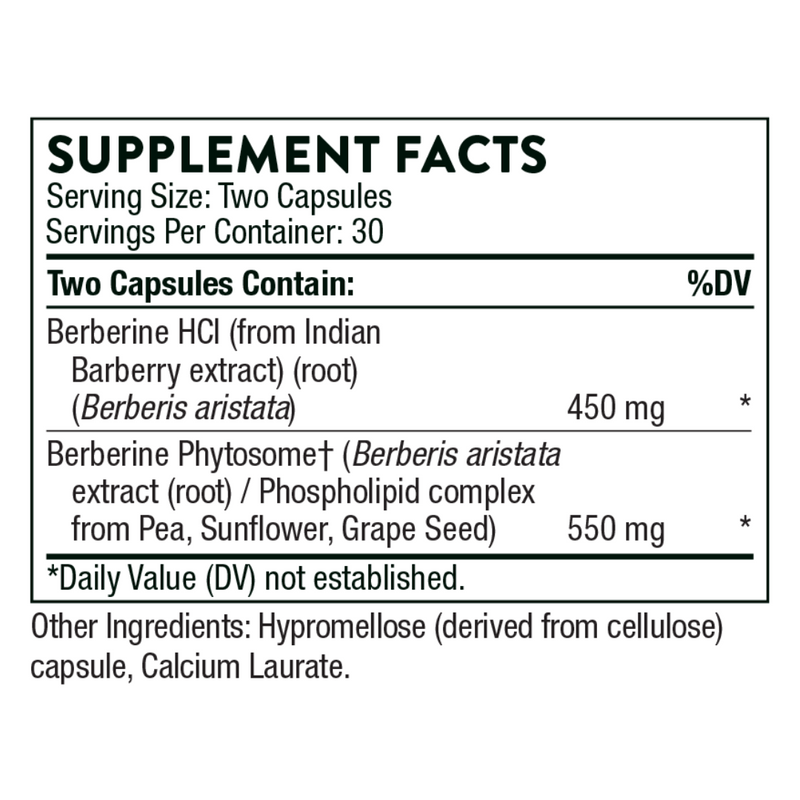 Thorne Berberine (Dual Action) - Nutrition Capital