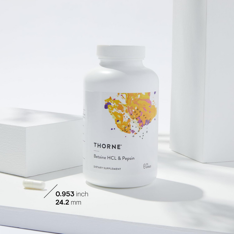Thorne Betaine HCL & Pepsin - Nutrition Capital