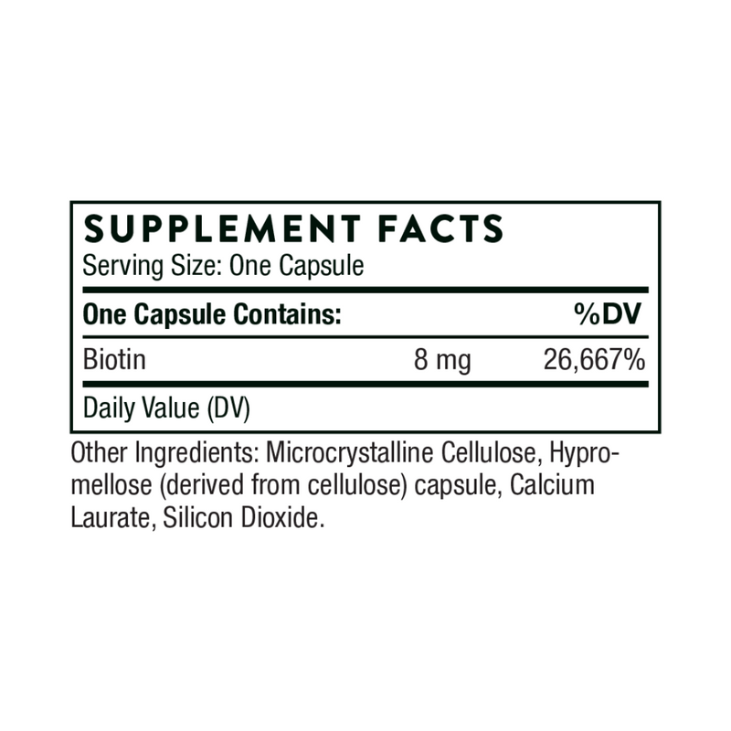 Thorne Biotin - Nutrition Capital