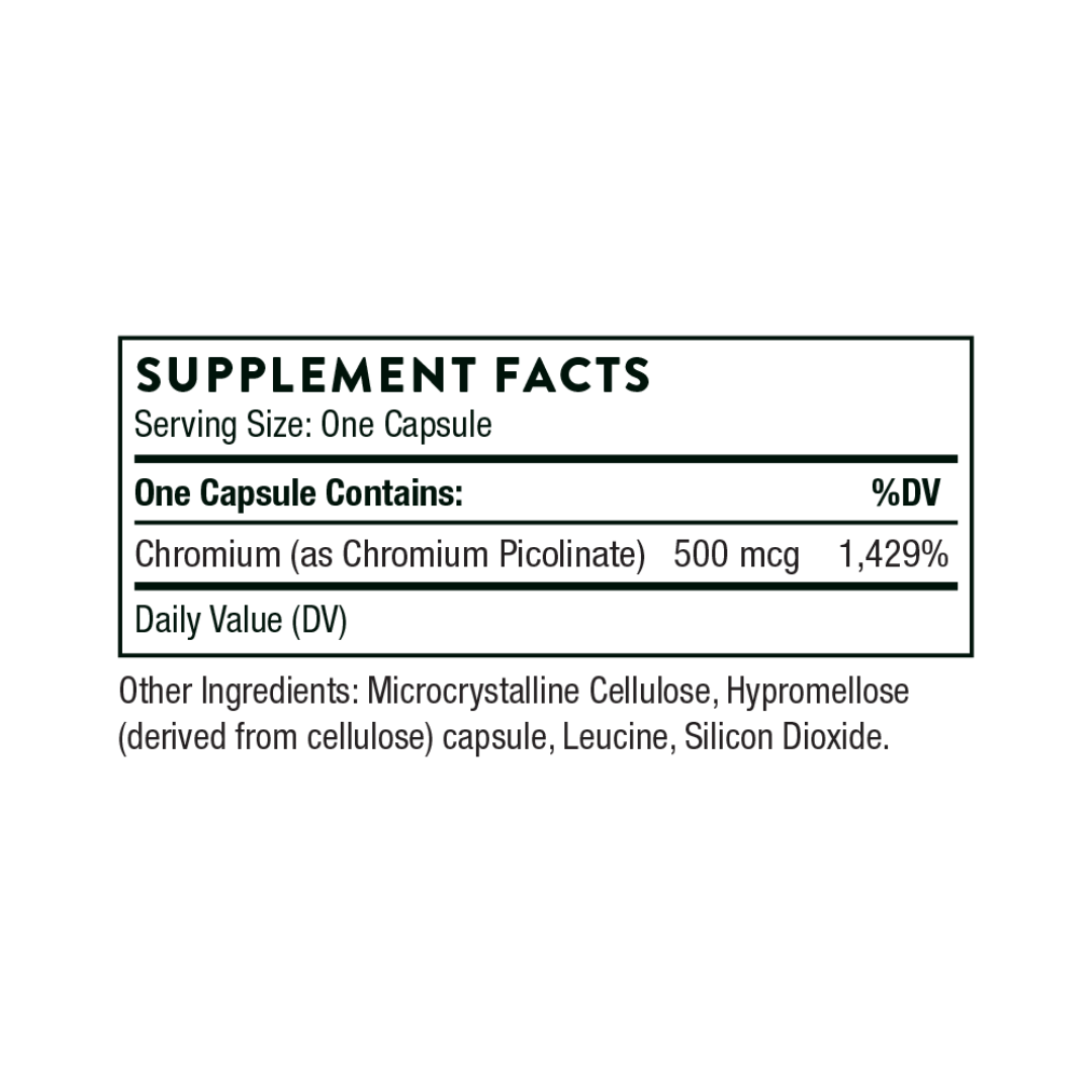 Thorne Chromium Picolinate - Nutrition Capital