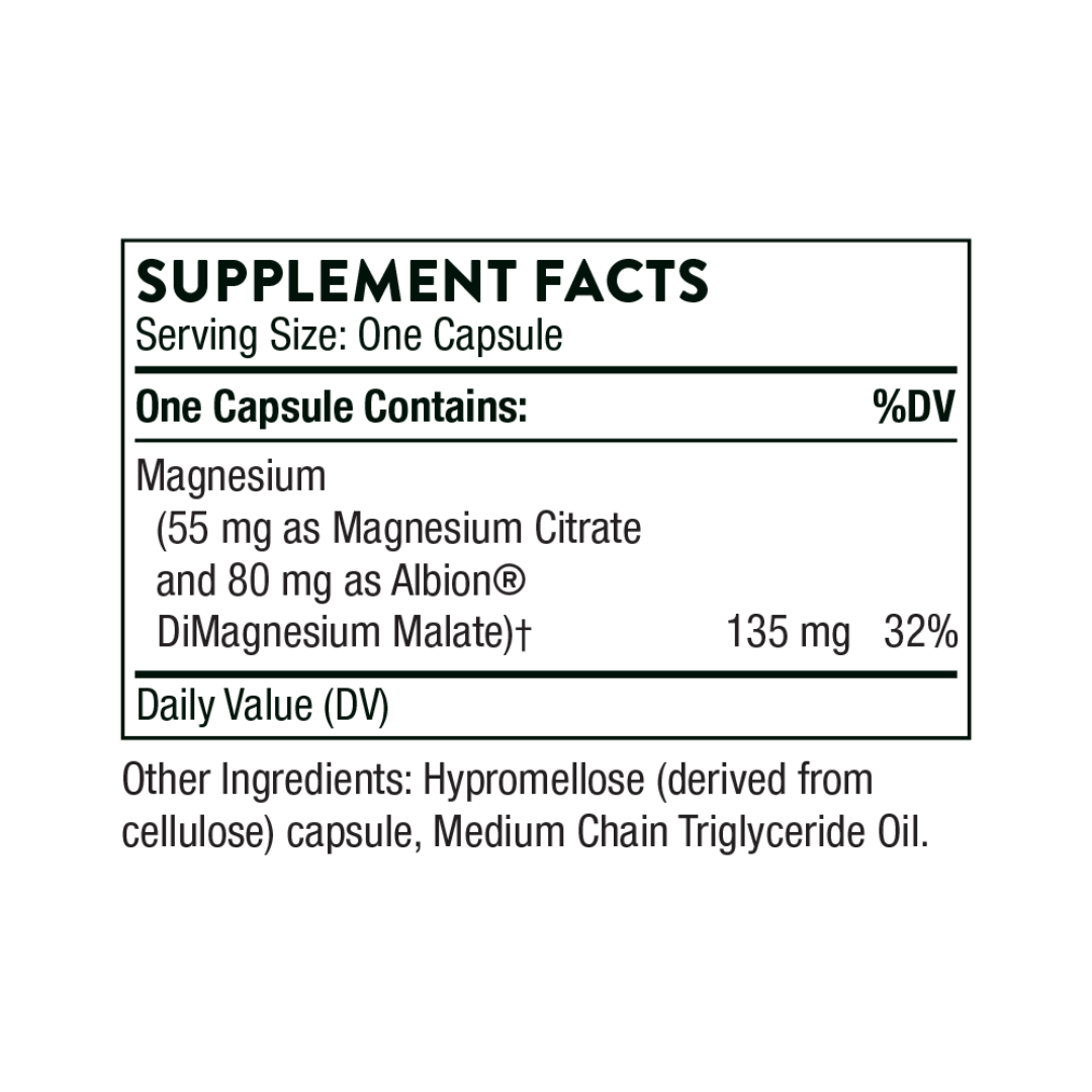 Thorne Magnesium CitraMate - Nutrition Capital