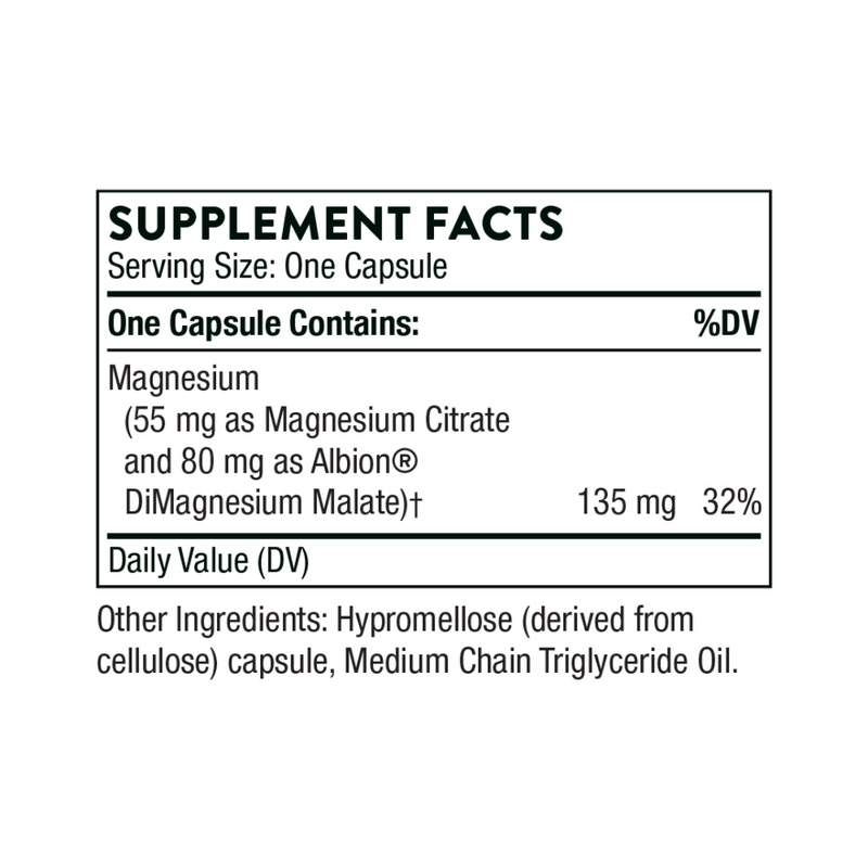 Thorne Magnesium CitraMate - Nutrition Capital