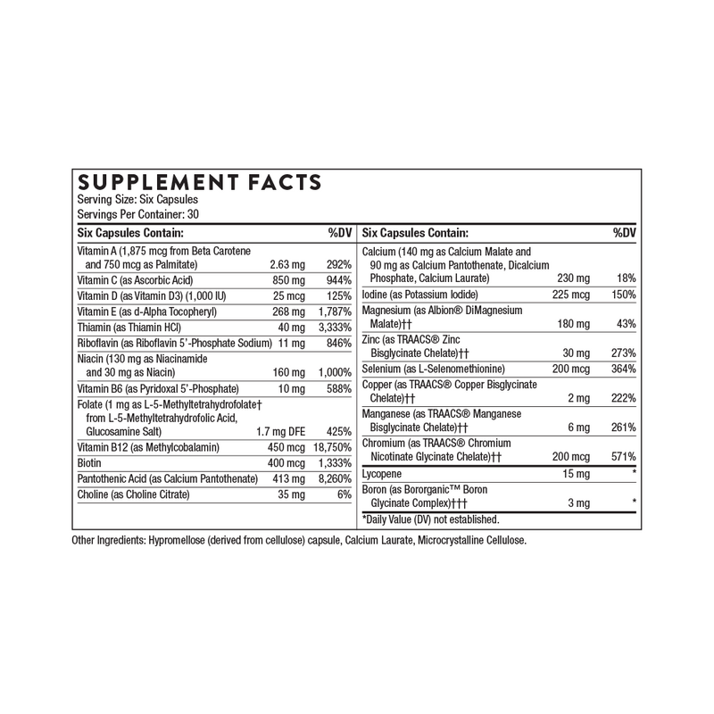 Thorne Mens Multi 50 Plus - Nutrition Capital