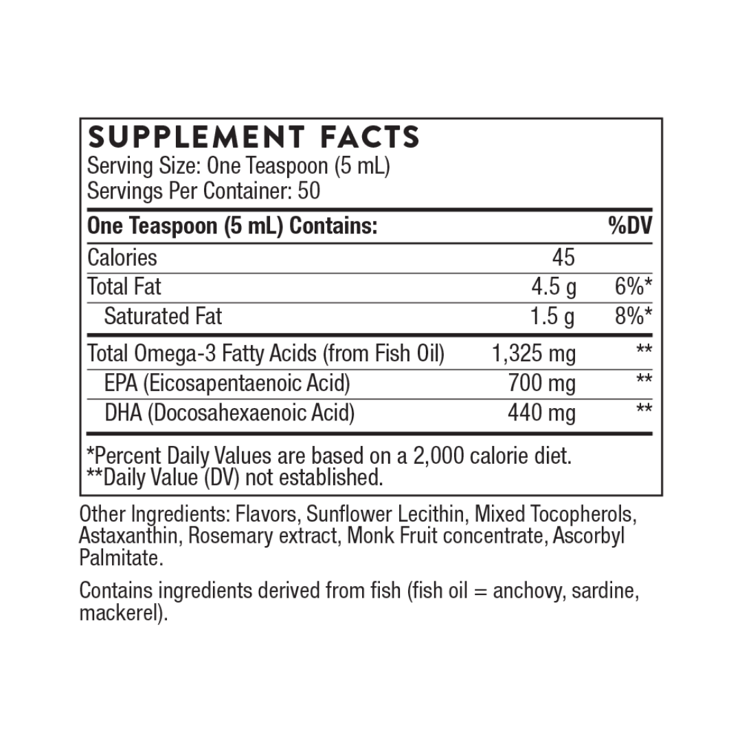 Thorne Omega Superb - Nutrition Capital