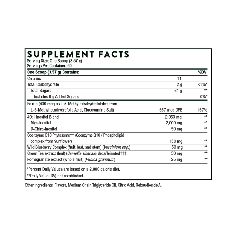 Thorne Ovarian Care - Nutrition Capital