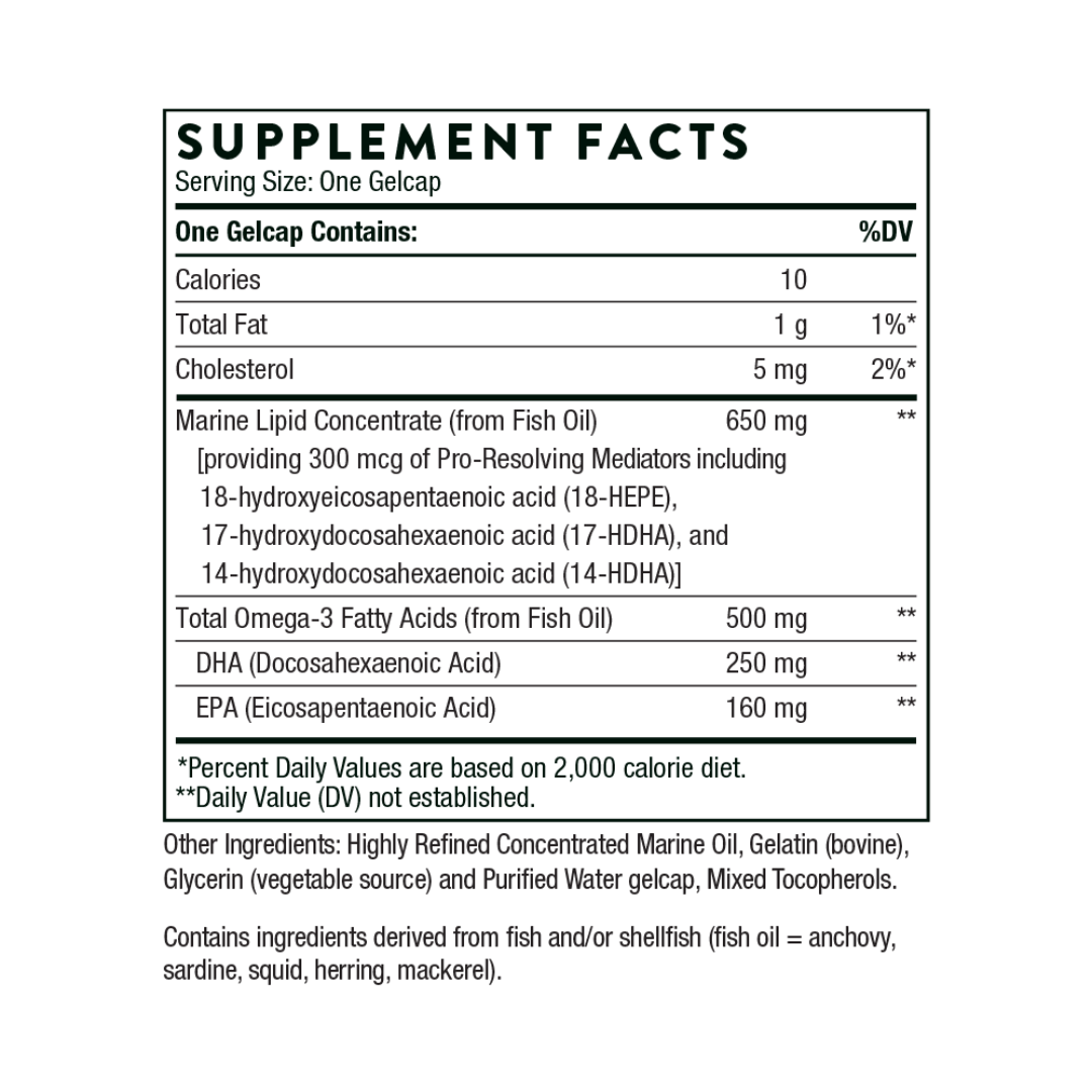 Thorne Pro-resolving mediators - Nutrition Capital