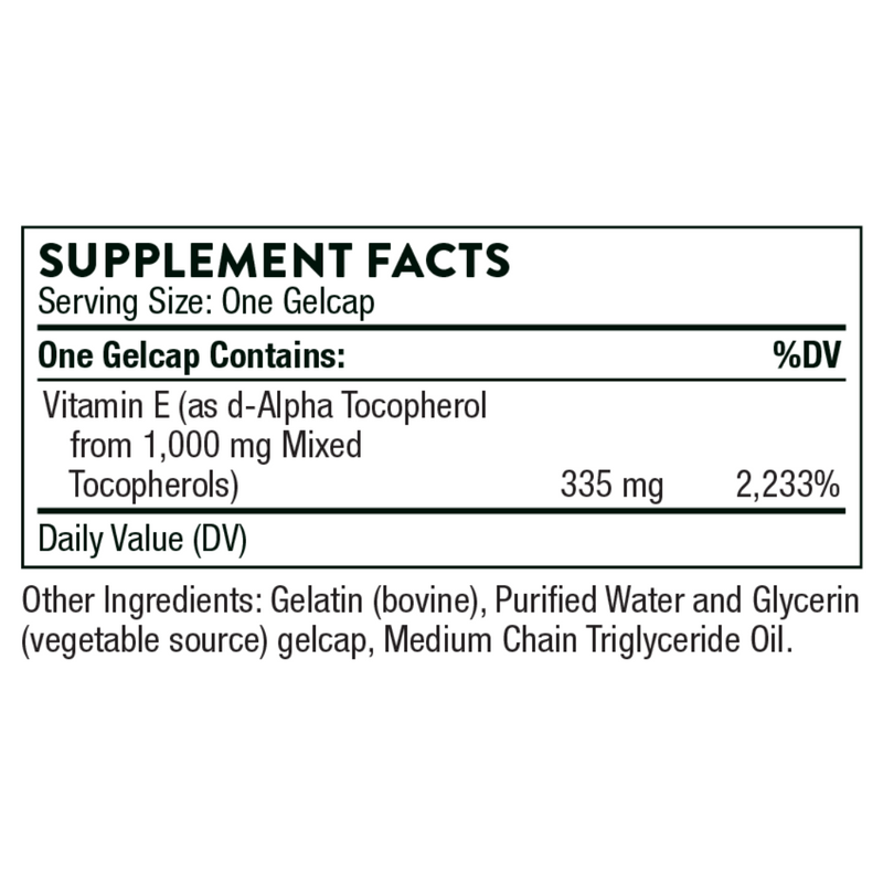 Thorne Ultimate-E - Nutrition Capital