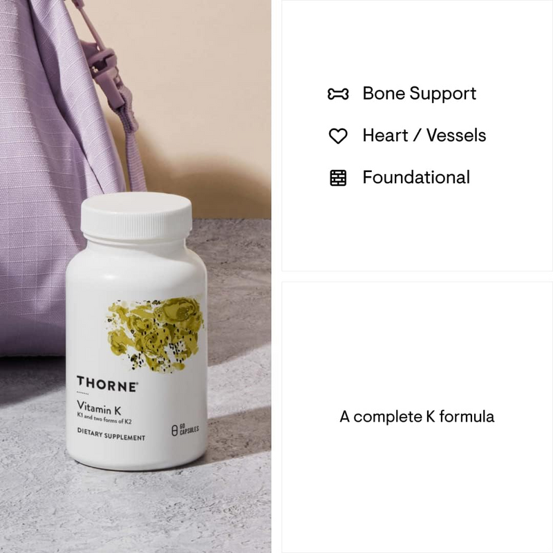 Thorne Vitamin K - Nutrition Capital