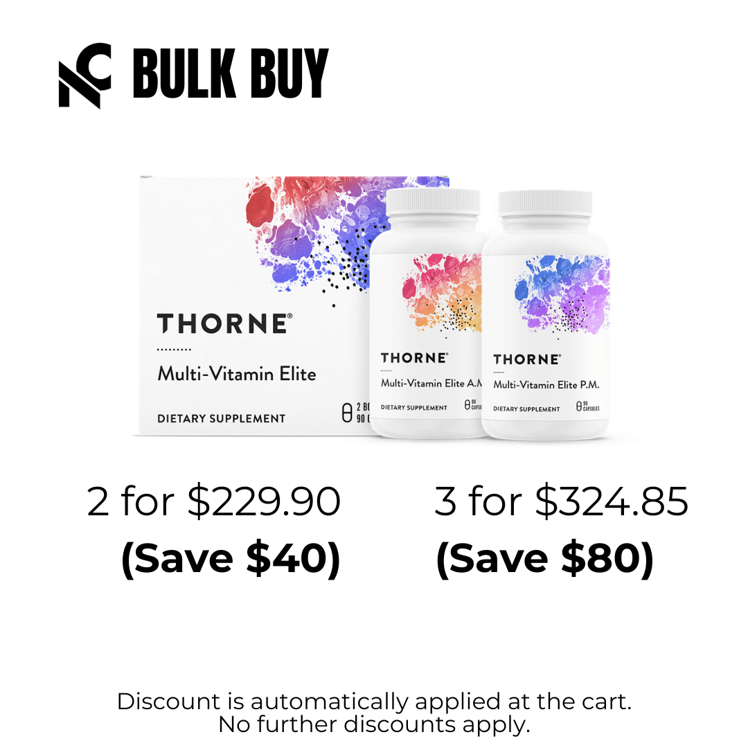 Thorne Multi-vitamin Elite - Nutrition Capital