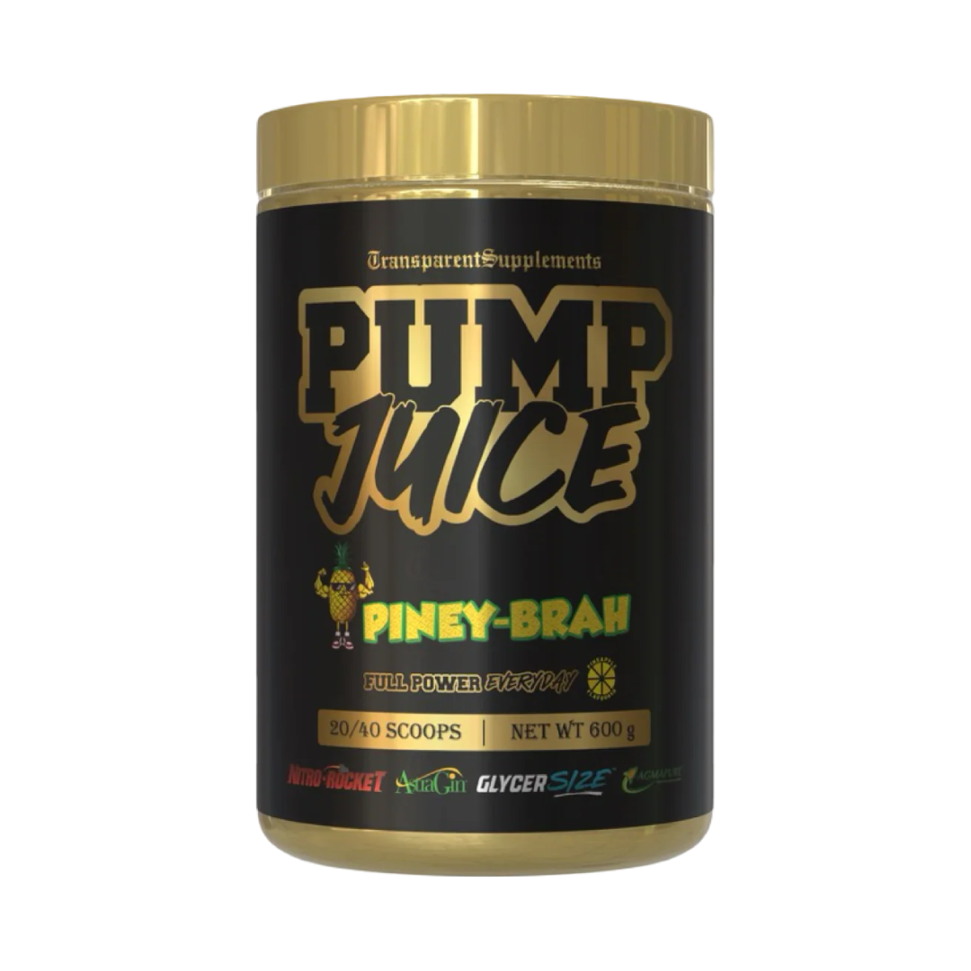 Pump Juice by Transparent Supplements stim-free pre-workout tub – endurance, muscle pump, and performance support supplement from Nutrition Capital.