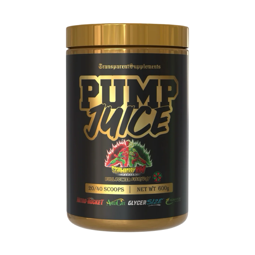 Pump Juice by Transparent Supplements stim-free pre-workout tub – endurance, muscle pump, and performance support supplement from Nutrition Capital.