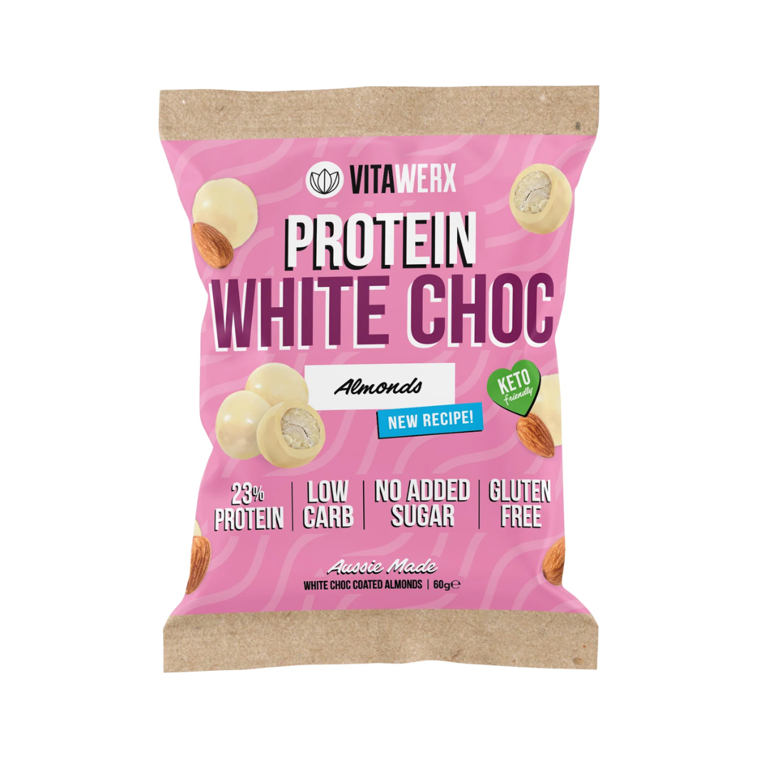 Vitawerx White Choc Almonds