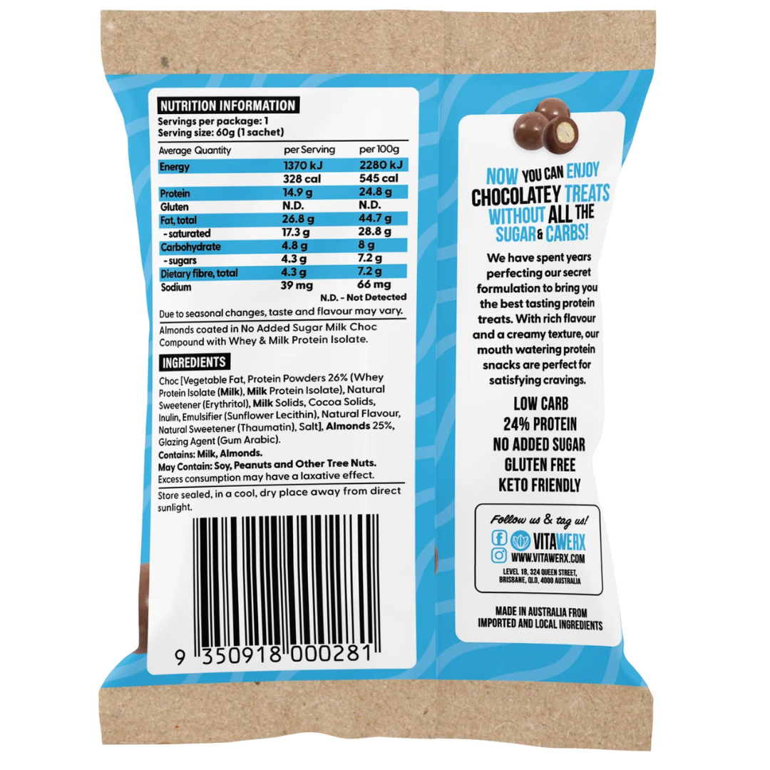 Vitawerx Milk Choc Almonds