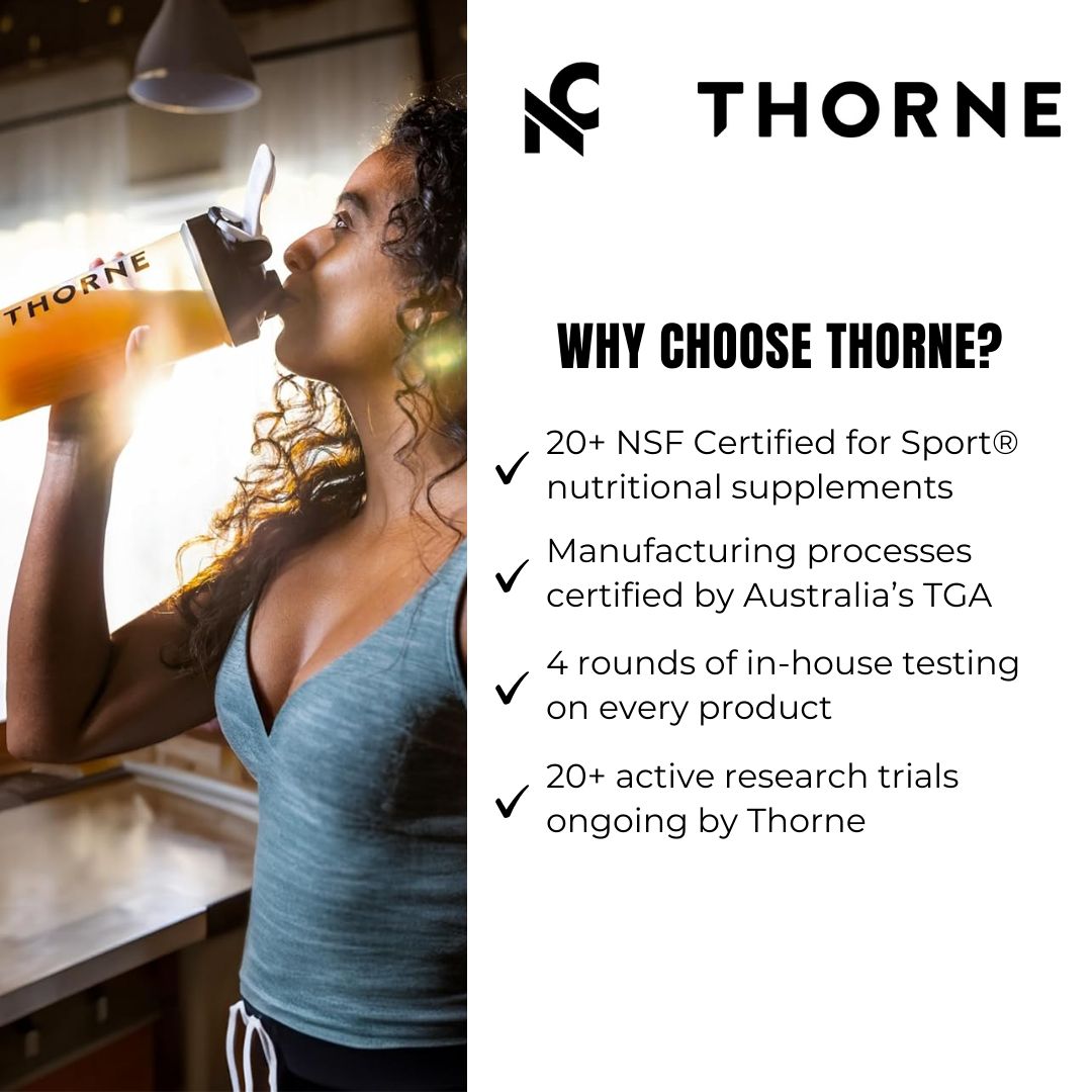 Thorne Omega Superb Liquid Fish Oil lemon berry flavour bottle omega 3 EPA DHA supplement liquid fish oil container studio product image