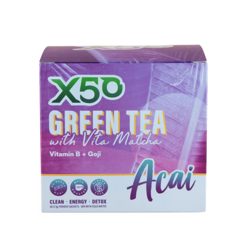 X50 Green Tea + Resveratrol - Nutrition Capital