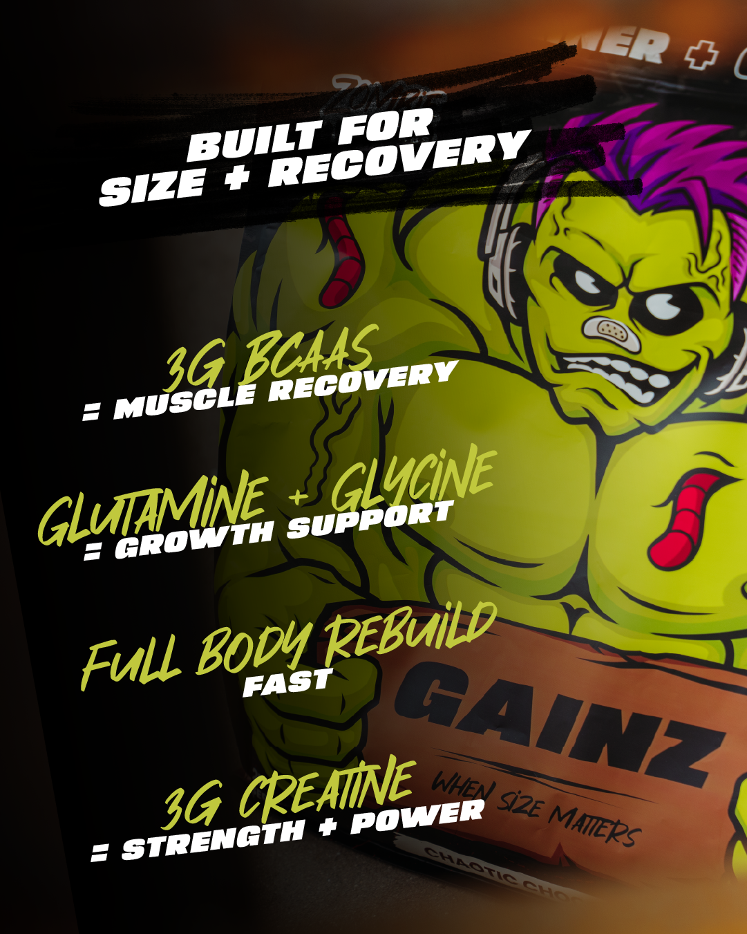 Zombie Labs Gainz Wholefood Mass Gainer - Nutrition Capital