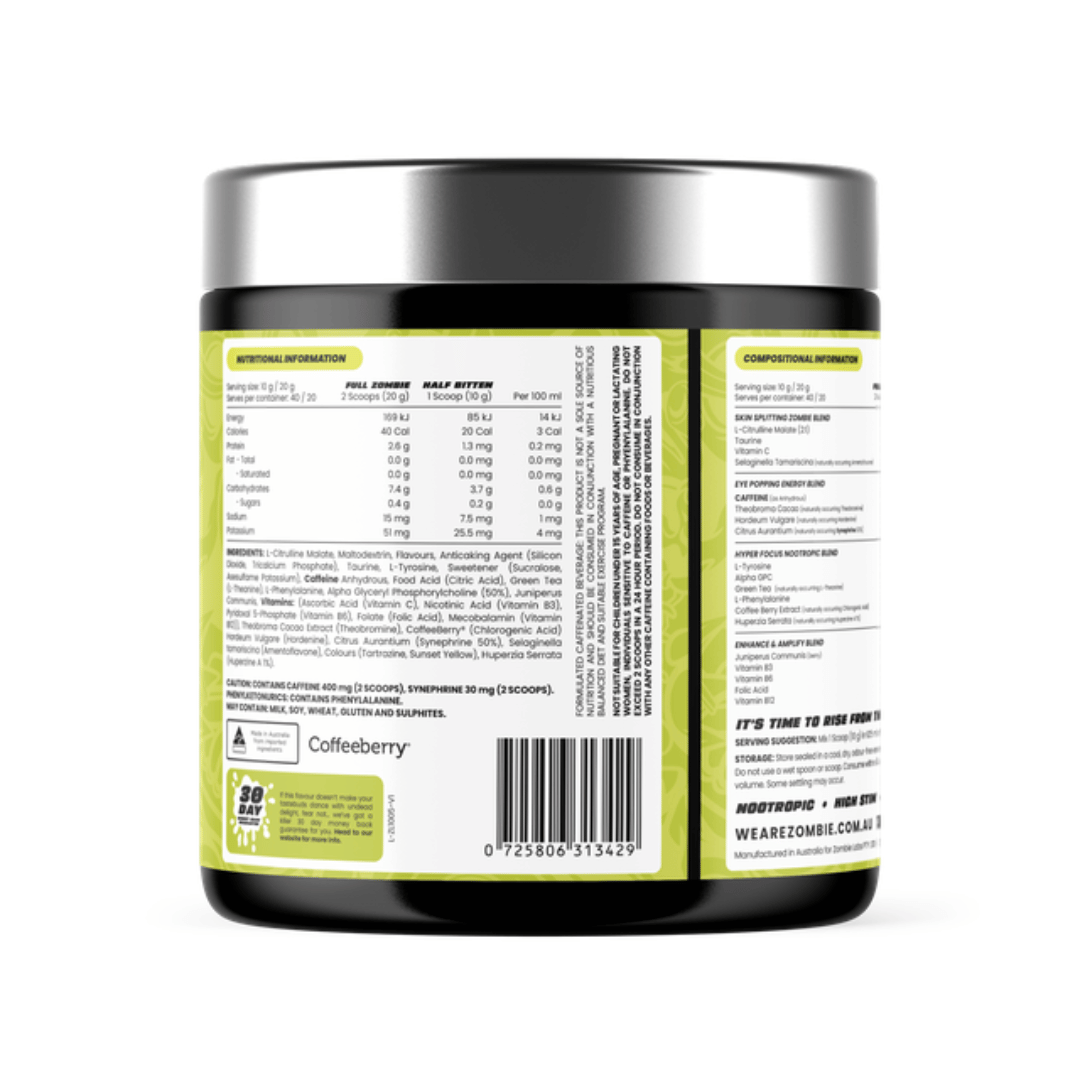 Zombie Labs Infected High Stimulant Pre-workout