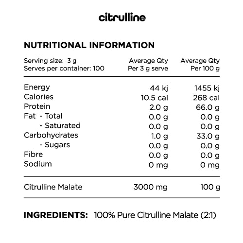 Switch Nutrition Citrulline Malate - Nutrition Capital
