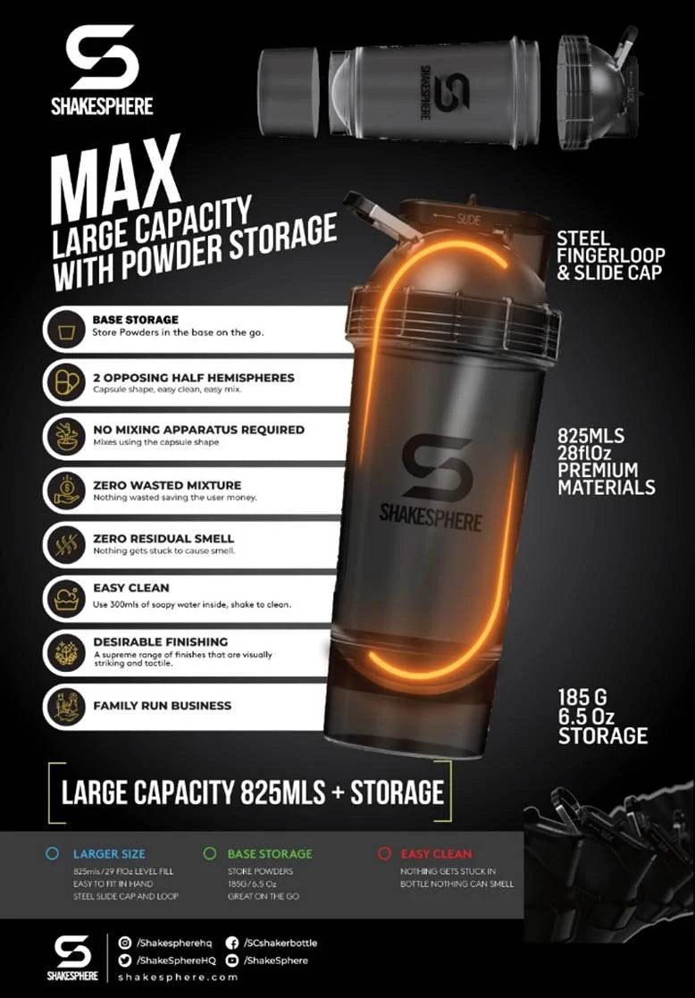 ShakeSphere MAX Shaker - Nutrition Capital