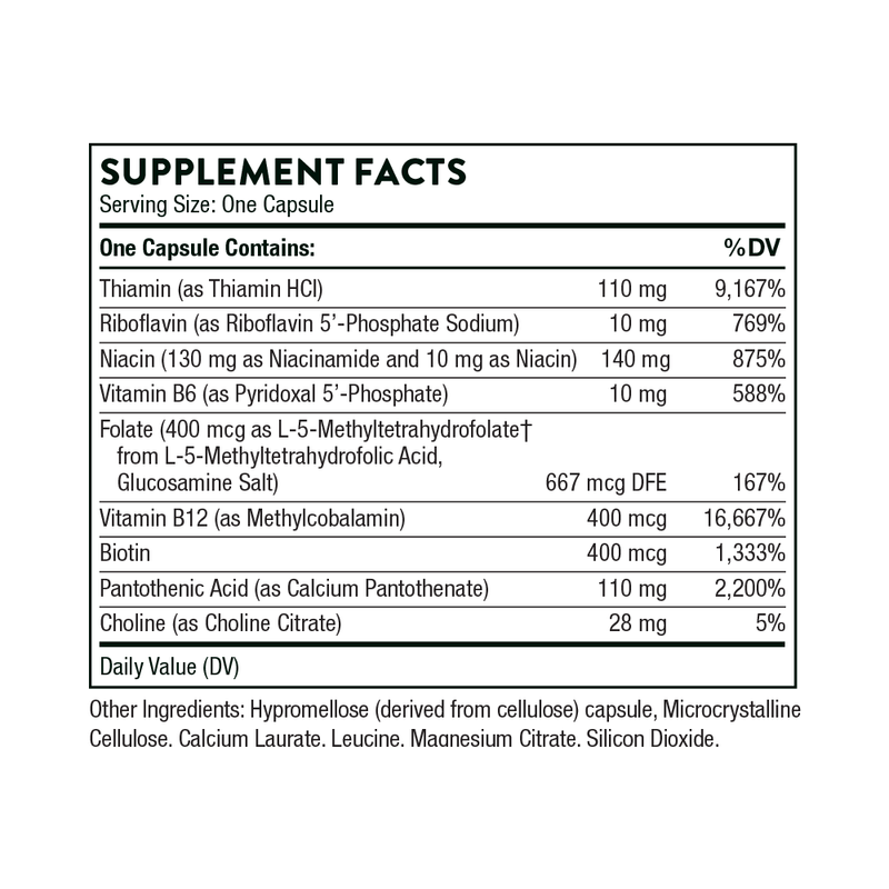 Thorne Basic B Complex - Nutrition Capital