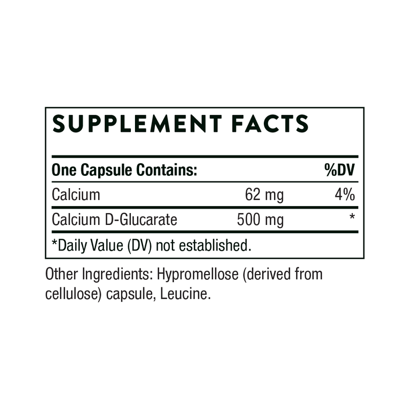 Thorne Calcium D-Glucarate - Nutrition Capital