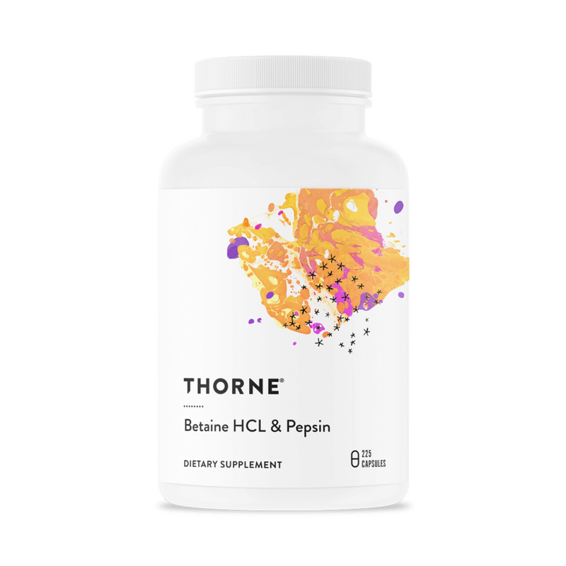 Thorne Betaine HCL & Pepsin - Nutrition Capital
