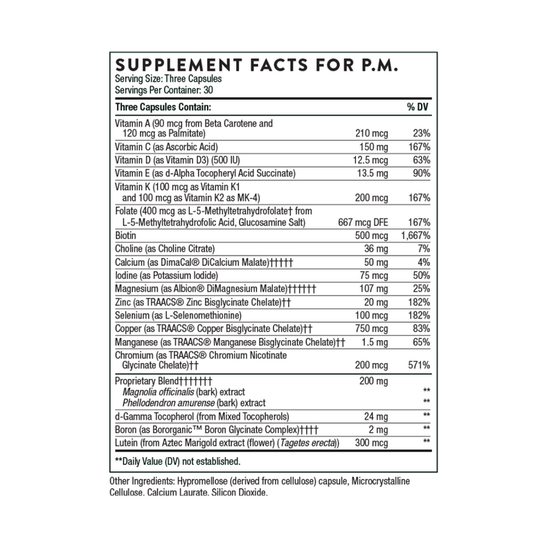 Thorne Multi-Vitamin Elite - Nutrition Capital