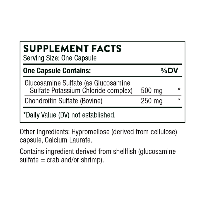 Thorne Glucosamine & Chondroitin - Nutrition Capital