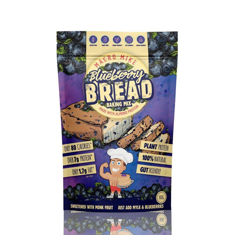 Macro Mike Blueberry Bread Baking Mix 300g - Nutrition Capital