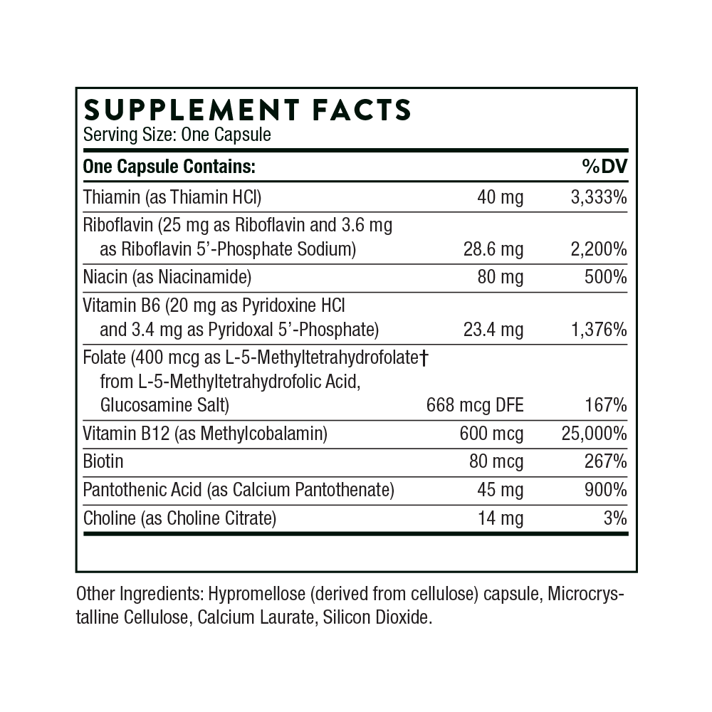 Thorne B-Complex #12 - Nutrition Capital